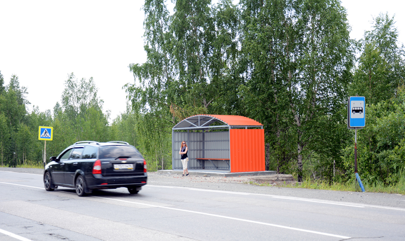 СУМЗ установил в Ревде шесть остановочных комплексов
