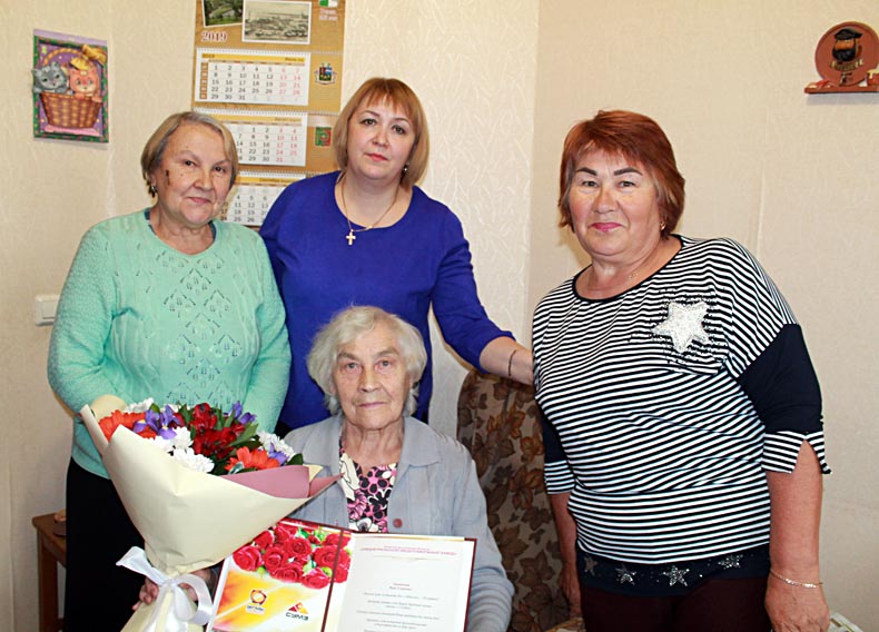 Ветерану РСЦ СУМЗа Вере Лобановой исполнилось 90 лет